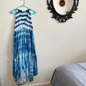 Love Sam Blue Tie Die Dress